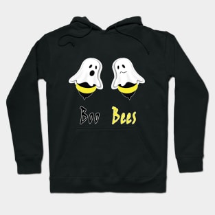 Boo Bees Funny Couple with Costume's Halloween party Hoodie